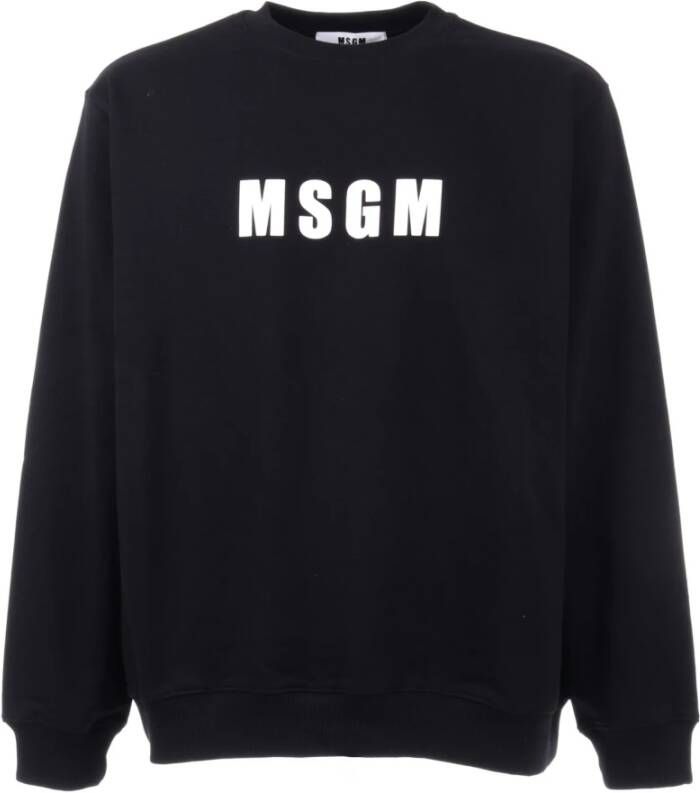 Msgm Sweatshirt Zwart Heren