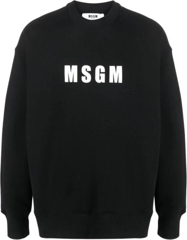Msgm Sweatshirts Zwart Heren
