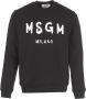 Msgm Zwarte Sweaters Black Heren - Thumbnail 1