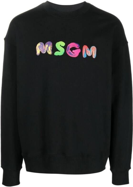 Msgm Sweatshirts Zwart Heren