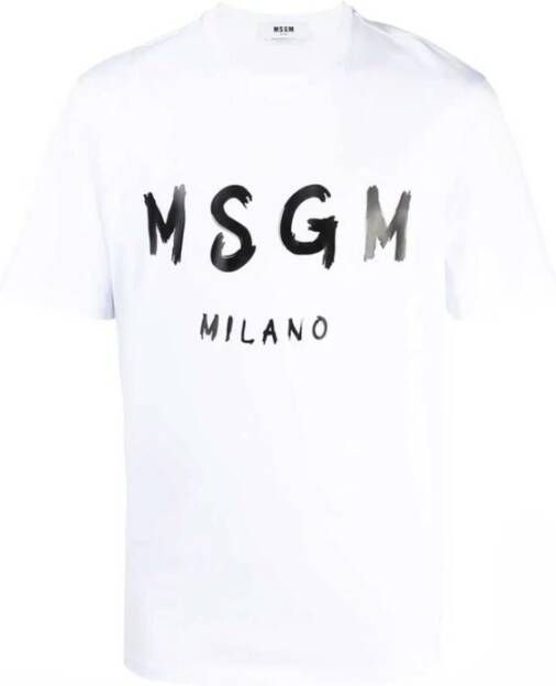 Msgm t-shirt White Heren - Foto 3