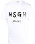 Msgm t-shirt White Heren - Thumbnail 3