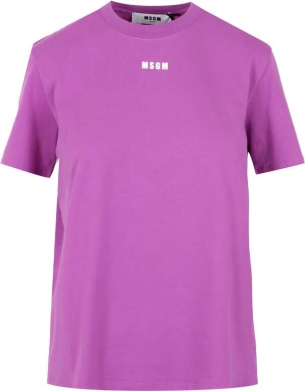 Msgm T-Shirt Roze Dames