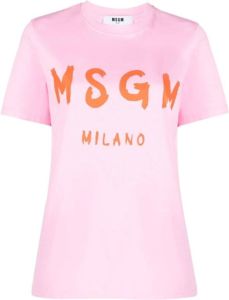 Msgm T-shirt Roze Dames