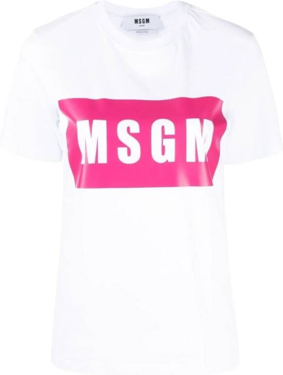 Msgm t-shirt Wit Dames