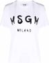 Msgm T-Shirts White Dames - Thumbnail 3
