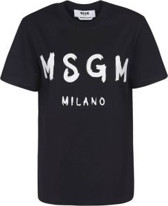 Msgm t-shirt Zwart Dames