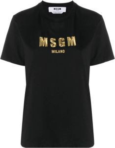 Msgm T-shirt Zwart Dames
