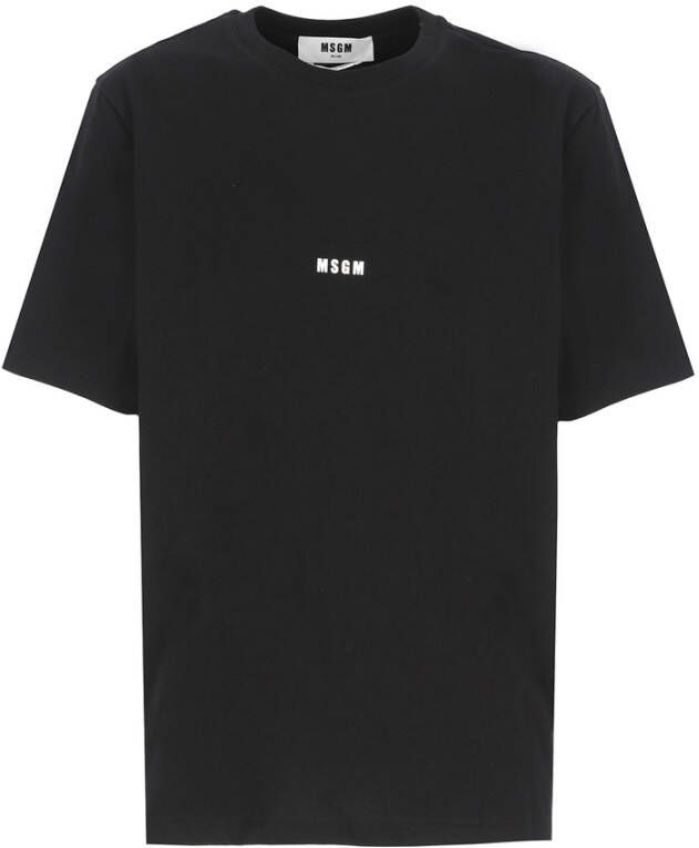 Msgm T-shirts Zwart Heren