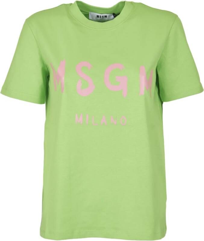 Msgm T-shirts Groen Dames