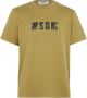 Msgm T-shirts Groen Heren - Thumbnail 5