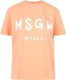 Msgm T-Shirts Oranje Dames - Thumbnail 2