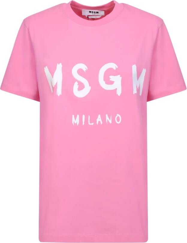 Msgm T-Shirts Roze Dames