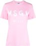 Msgm T-Shirts Roze Dames - Thumbnail 3
