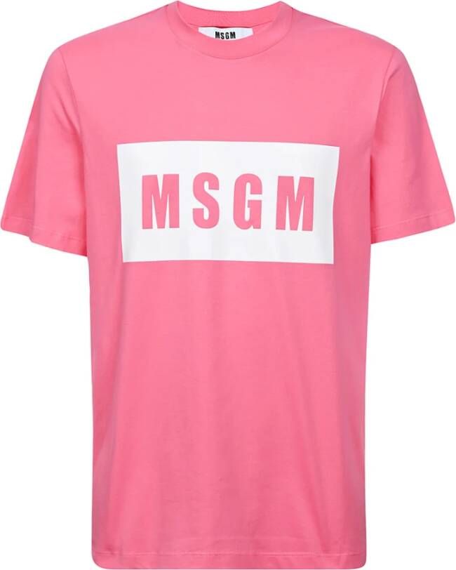 Msgm T-shirts Roze Heren