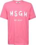 Msgm T-shirts Roze Heren - Thumbnail 1
