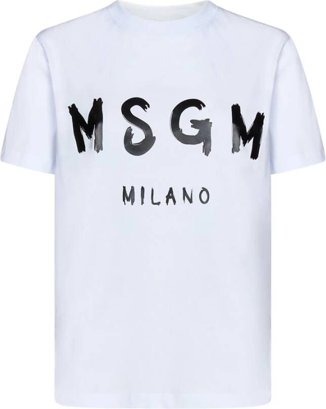 Msgm T-Shirts White Dames - Foto 1