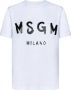 Msgm T-Shirts White Dames - Thumbnail 1