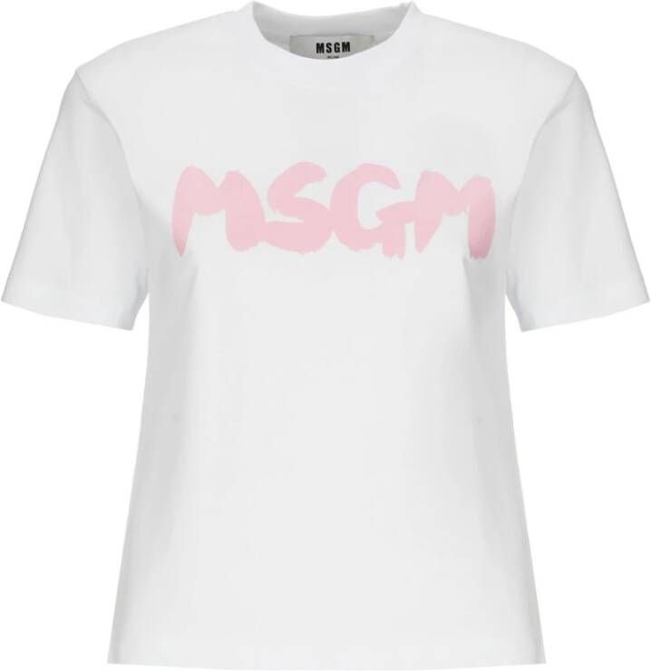 Msgm T-Shirts White Dames