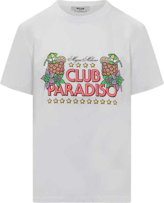 Msgm T-shirts White Dames