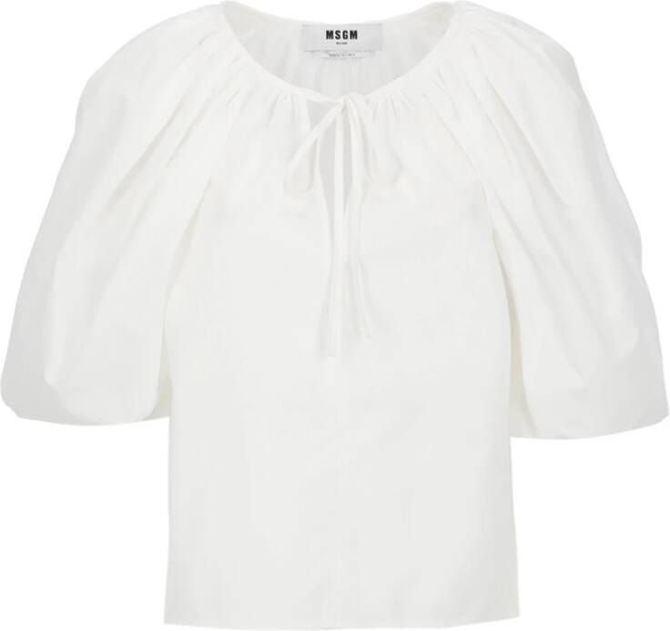 Msgm T-Shirts Wit Dames