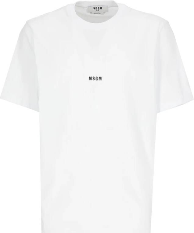 Msgm T-shirts White Heren