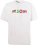 Msgm T-shirts White Heren - Thumbnail 3