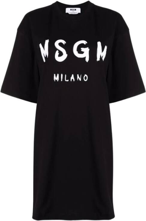 Msgm T-Shirts Zwart Dames