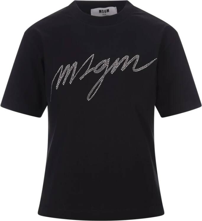 Msgm T-Shirts Zwart Dames