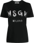 Msgm T-Shirts Black Dames - Thumbnail 1