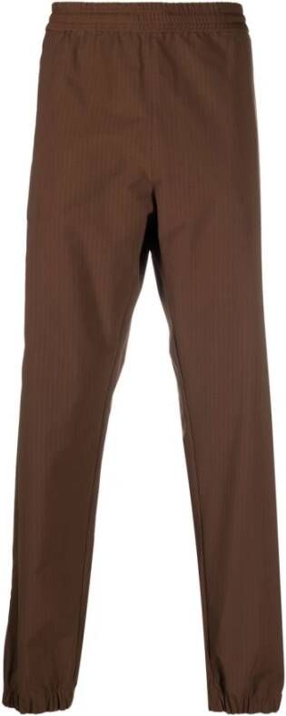 Msgm Taps toelopende broek Bruin Heren