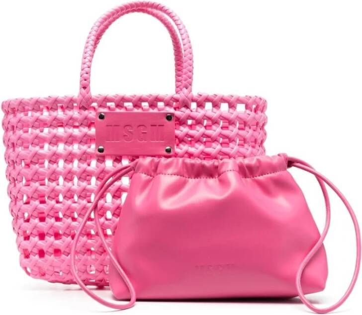 Msgm Schoudertas Pink Dames