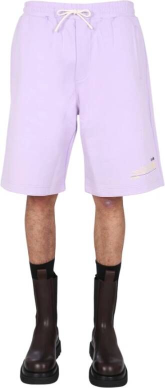 Msgm Training shorts Purple Heren