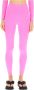Msgm Athleisure Leggings met Logo Detail Pink Dames - Thumbnail 1