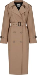Msgm Trench Coats Beige Dames