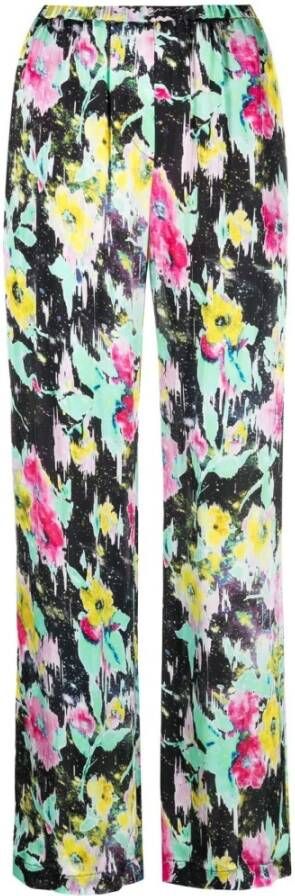 Msgm Trousers Yellow Geel Dames