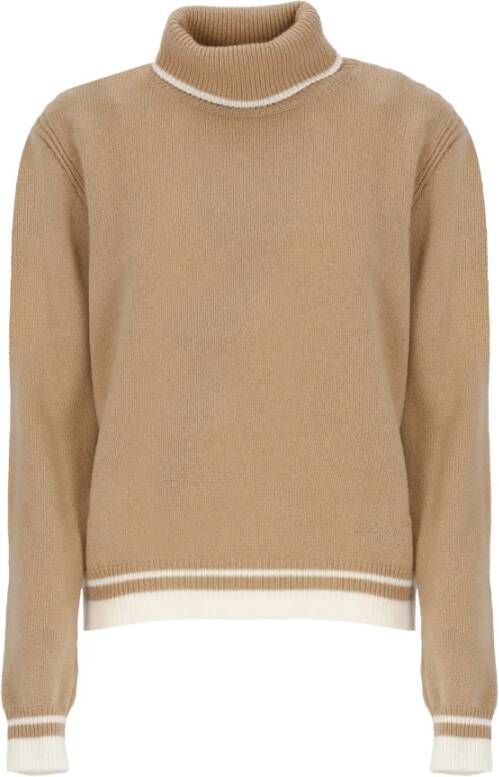Msgm Turtlenecks Beige Dames