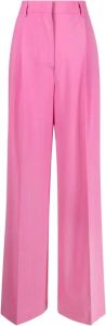 Msgm Wide Trousers Roze Dames