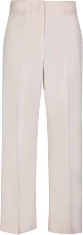 Msgm Wide Trousers White Dames