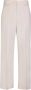 Msgm Ivoor Wijde Broek Moderne Silhouet White Dames - Thumbnail 1