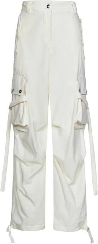 Msgm Witte Broek voor Dames Aw23 White Dames