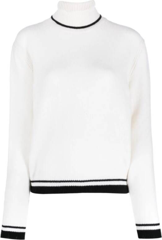 Msgm Witte Sweaters met 4 5 cm Hak White Dames