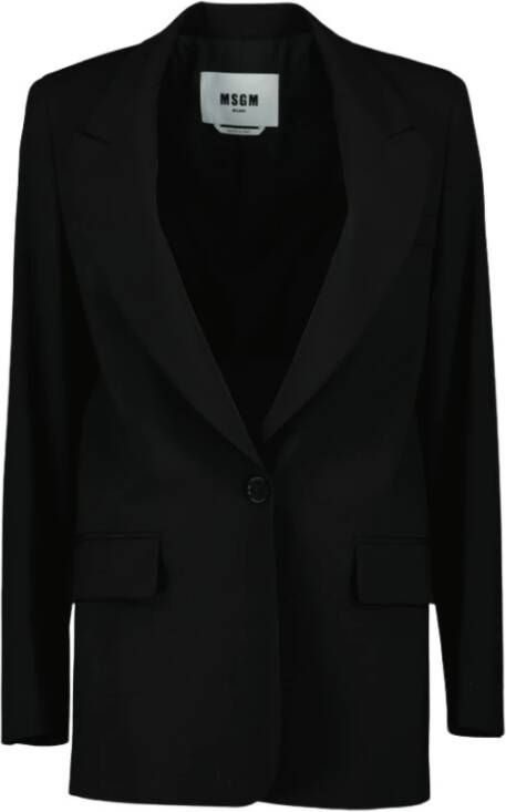 Msgm Wollen blazer Zwart Dames