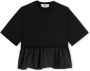 Msgm Zwart katoenen t-shirt Zwart Dames - Thumbnail 1