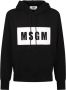 Msgm Zwarte Hoodie voor Heren Zwart Heren - Thumbnail 1