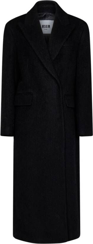 Msgm Zwarte Jassen & Mantels voor Dames Aw23 Zwart Dames