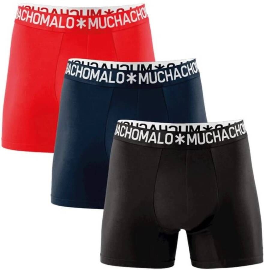 Muchachomalo Boxershorts 3-pack 1322 Zwart Heren