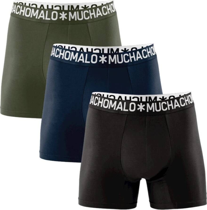 Muchachomalo Boxershorts 3-pack 06 Groen Heren - Foto 2