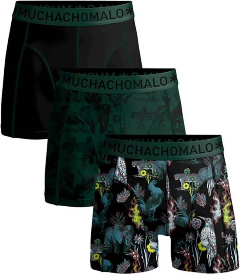 Muchachomalo Boxershorts 3-Pack Animo Zwart - Foto 1