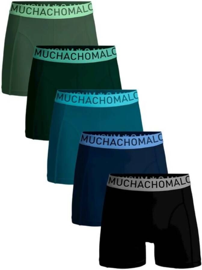 Muchachomalo Boxershorts Hallo Moonlight 5-pack Blauw Heren
